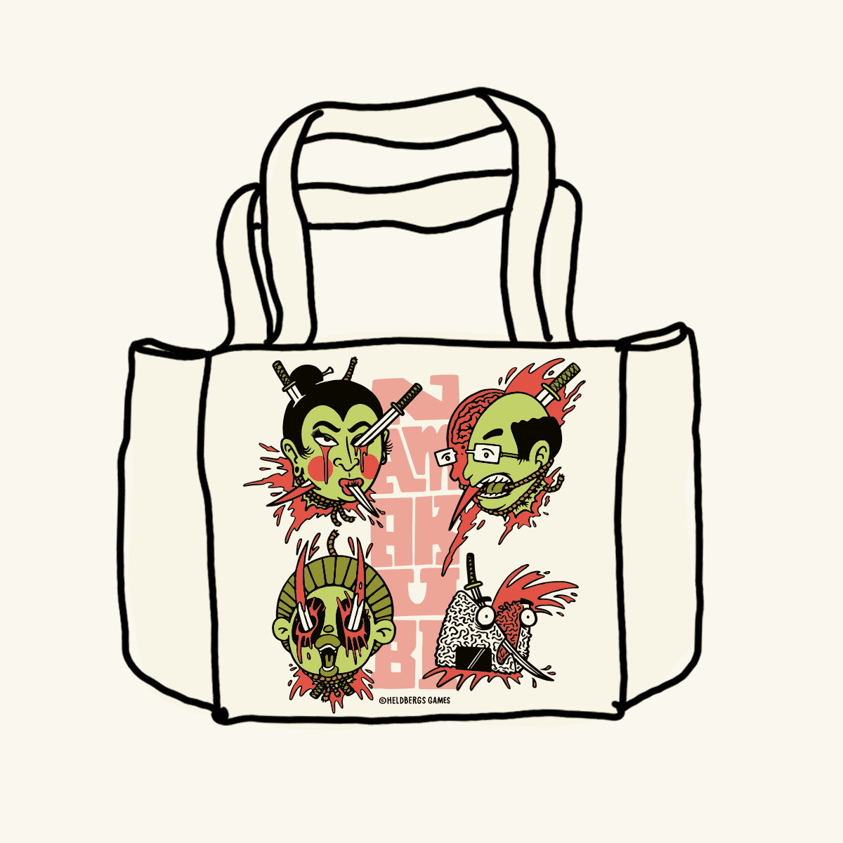 Tote Bag „Namakubi"